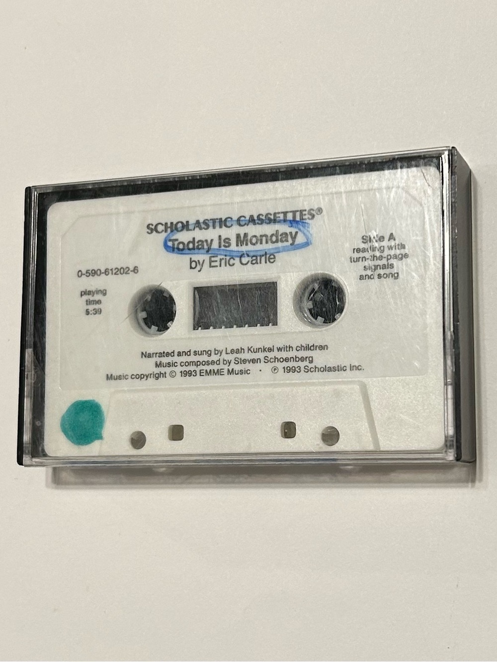 Scholastic Cassettes Today Is Monday